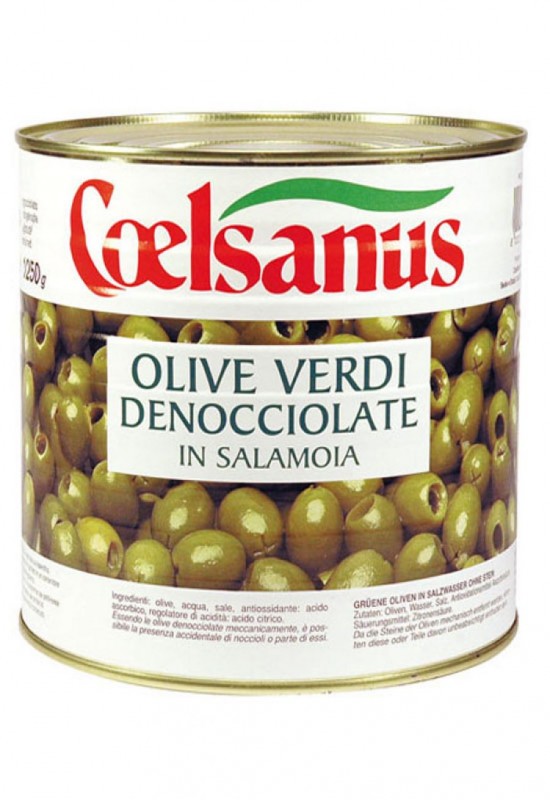 Olives vertes dénoyautées